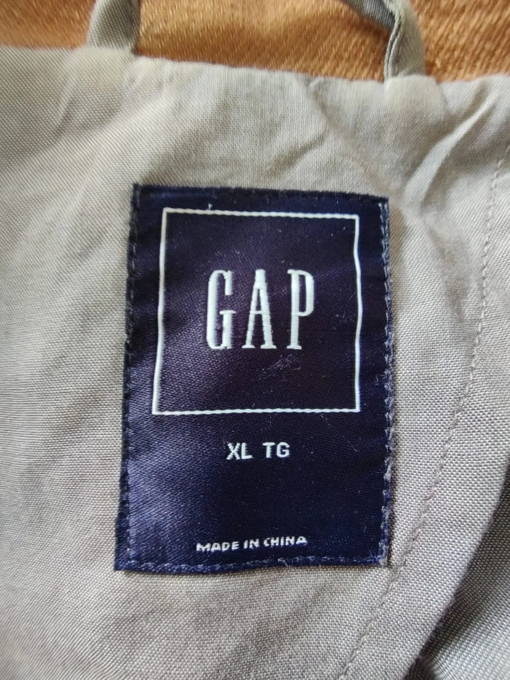 GAP Light Brown Lapel-Collar Long Dress Coat – XL - Picture 10 of 12